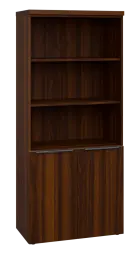 SIN 5 - 8DN3 kancelářská skříň, 2-dveřová/nika, 1820x800x400, ořech královský